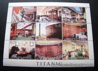 Titanic Briefmarkenblock Titanic Briefmarkenblock