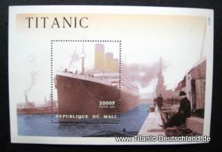 Titanic Briefmarkenblock Titanic Briefmarkenblock